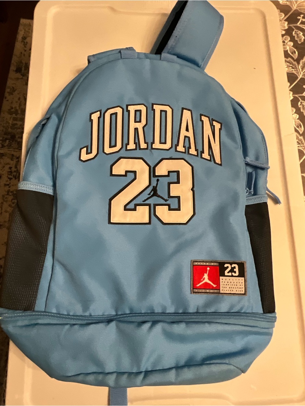 Jordan Light Blue Lined Jacket Interior